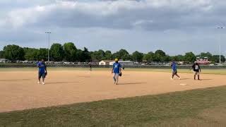 Springdale Mayday 2023 men fast pitch team Arno labarazaz vs Mili elokno