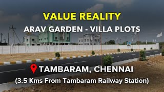 Varadharajapuram Plots For Sale | Tambaram, Chennai | Value Reality Arav Garden #tambaram #plot