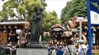 あきしま郷土芸能まつり　昭島駅前の競演