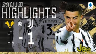 Hellas Verona 1-1 Juventus | Ronaldo Scores in Away Draw | EXTENDED Highlights