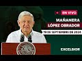 🔴 EN VIVO | Mañanera de López Obrador, 19 de septiembre de 2024