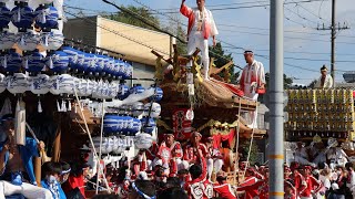 2022.7/24　八社連合   新道入場　太子町山田だんじり祭り25