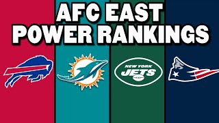 AFC East Power Rankings