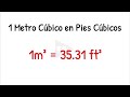 💥 cuántos pies cÚbicos hay en un metro cÚbico m³ ➡ ft³