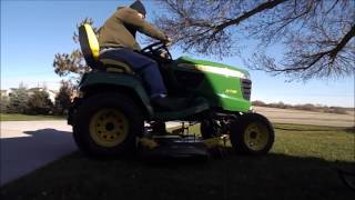 John Deere X738 Deck Removal & Snow Blower Install