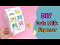 DIY Cute Paper Milk Dispenser / Paper Milk Box / Paper Craft Ideas