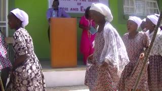 Traditional dance by children (Outjo, Namibia)