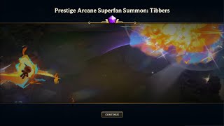 TFT - 13 - Prestige Arcane Superfan Summon: Tibbers #boom