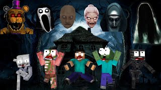 Escape all the GHOSTS | Monster School | Minecraft Animation