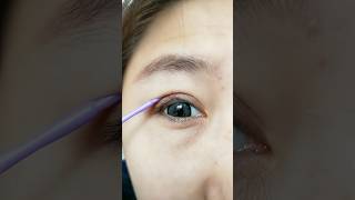 Creates natural, non-invasive eyelid folds #trending #funny #makeup #shorts