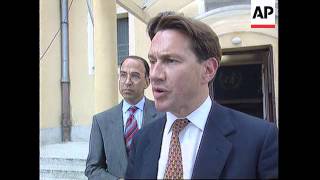 CROATIA: ZAGREB: UK DEFENCE SECRETARY MICHAEL PORTILLO VISIT