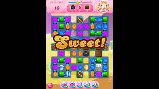 Candy Crush Saga Level 2449 Get 3 Stars, 29 Moves Completed, No Boosters