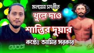 খুলে দাও শান্তির দুয়ার | আহা কি চমৎকার গায়কী | মলয়া সঙ্গীত | আমির সরকার  Amir Sarkar | S Alam Media