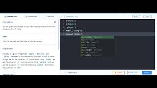 first letters #ccbp4 #nextwave #python (assignment-1a)