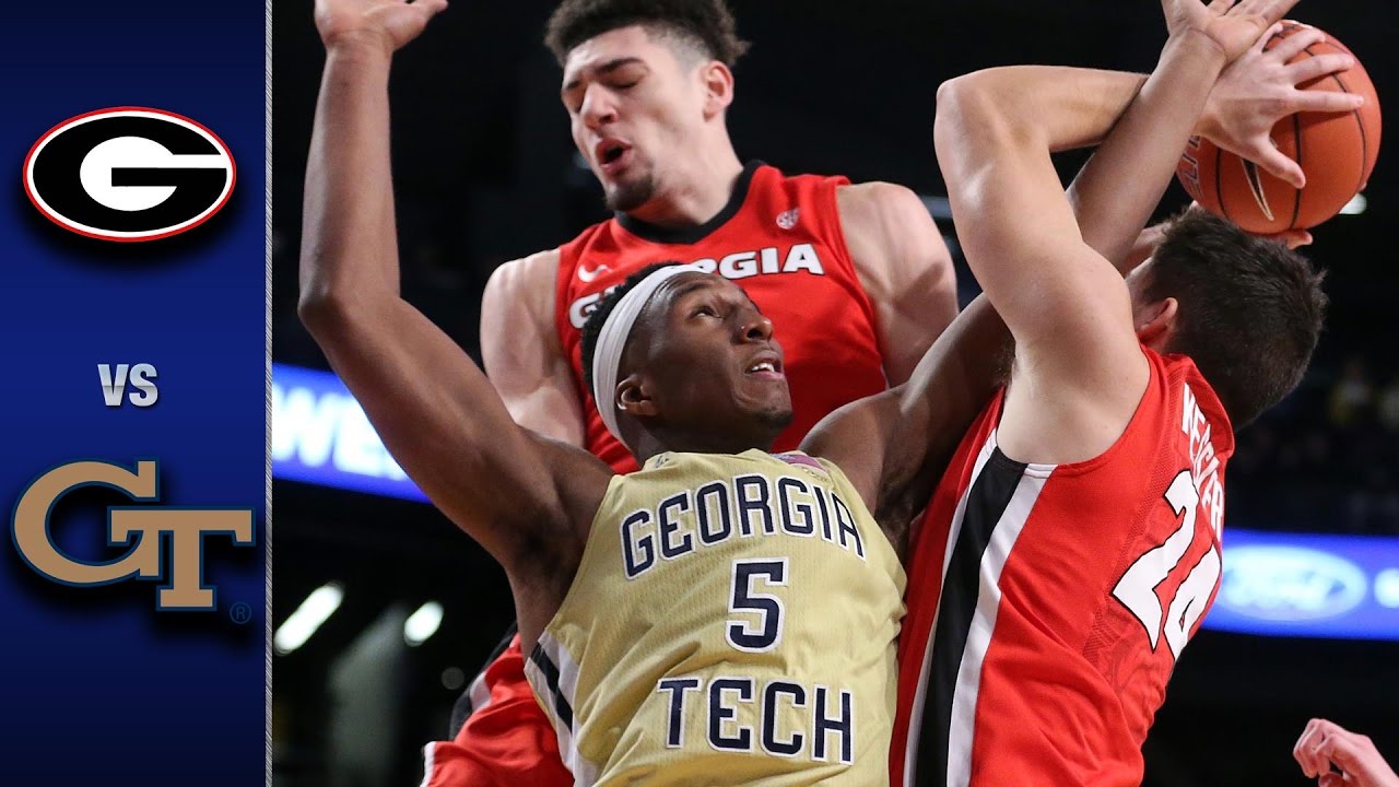 Georgia Tech Vs Georgia Men's Basketball Highlights (2016-17) - YouTube