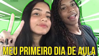 MEU 1º DIA DE AULA NO ENSINO MÉDIO! *vlog*