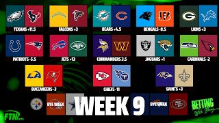 2022 NFL Week 9 Sports Betting Picks