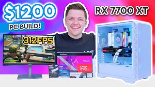Best $1200 Gaming PC Build 2024! 😄 [Full Build Guide w/ Benchmarks]