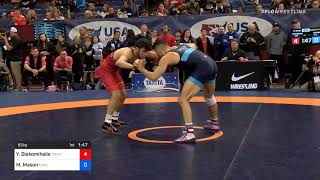 65 Kg Prelims Yianni Diakomihalis Titan Mercury Wrestling Club Vs Mario Mason New York Athletic Cl