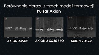 Porównanie obrazu z termowizorów Pulsar Axion