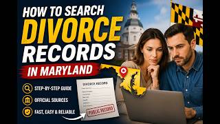 How to search divorce records in Maryland
