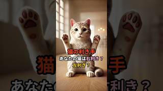 猫の利き手あなたの猫は右利き？左利き？