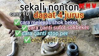 tutorial bongkar sok beker depan carry 1.0