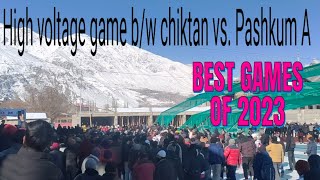 14th cec ice hockey match b/w chiktan vs pashkum A (pkm 2- chktn 0)#wintergame#kargil