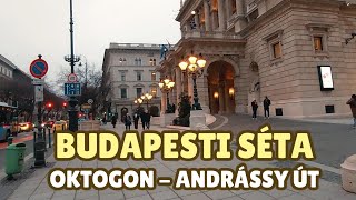 Oktogon és Andrássy út | 12 perc séta #Budapest ›››