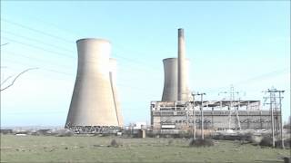 Richborough power station demolition.