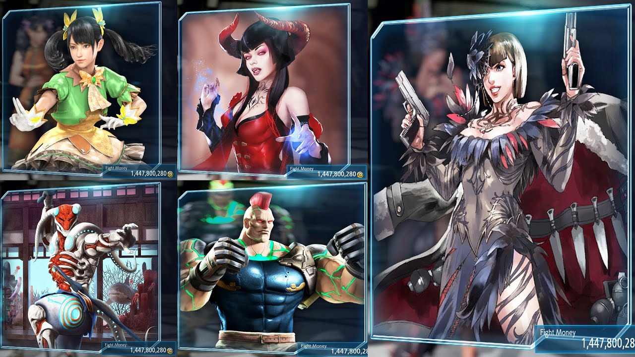 Tekken 7 - All Characters Panels - YouTube