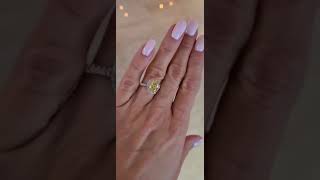 2.05 ct Fancy Light Yellow Diamond Ring