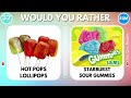 Would You Rather... Spicy VS Sour JUNK FOOD Edition 🌶️🍋