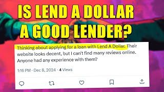 Lend A Dollar Loans Honest Review - The Truth You Need To Know Before Applying For A Loan!