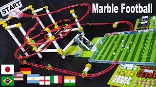 MARBLE FOOTBALL Tournament: 16 Football teams - MARBLE SOCCER Sports Tournament