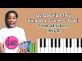 St Cecilia/English/Tenor solfa+lyrics/Thy kingdom come o God/Key G.