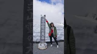 Watching Tateyama Kurobe Daisetsuya to cool off from the heat｜Yoshida Japan TV #shorts