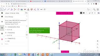 JARAK TITIK KE TITIK | PART 1 | GEOGEBRA