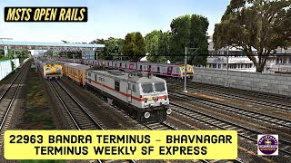 BDTS - BVC Weekly SF Express | Part 1 BDTS - Borivali | MSTS Open Rails