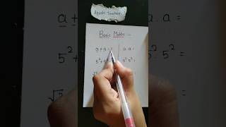 Basic Math | Mathematics shorts | Ayushi teacher #maths #mathexpert