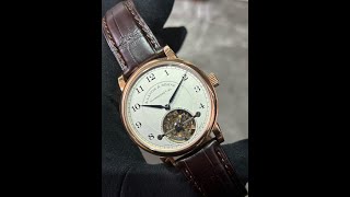 小さな時計屋さんよりA. Lange \u0026 Söhne(A.ランゲ\u0026ゾーネ) 1815 トゥールビヨンのご紹介です　2022年1月印　中古美品　730.032F