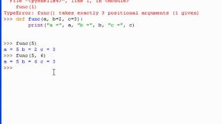 Python 3 Tutorial: 6 - More Functions