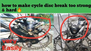 How to service cycle disc break (কিভাবে সাইকেলের ডিস্ক ব্রেক ঠিক করে)How to fix MTB break