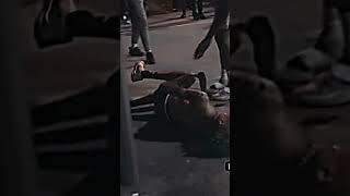 Dirtiest foul in street basketball… #shorts #skit #scary #worst #injury #edit #foul #trending