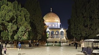 2.1.2025 أذان و صلاة العشاء من المسجد الأقصى المبارك Adhan and Isha prayer from Al-Aqsa Mosque