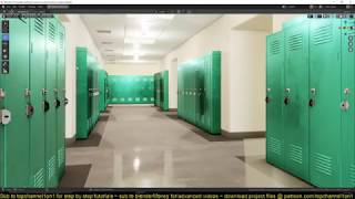 making a school corridor in blender 2 8