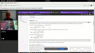 Session 2: Simulating power electronics using Python