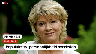 MARTINE BIJL: Populaire tv-persoonlijkheid en zangeres overleden op 71 jarige leeftijd