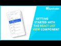 Getting Started with the React ListView Component
