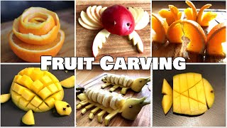 6 Beautiful / Fruit Carving / Fruit Art